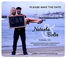 Chalkboard Save the Date